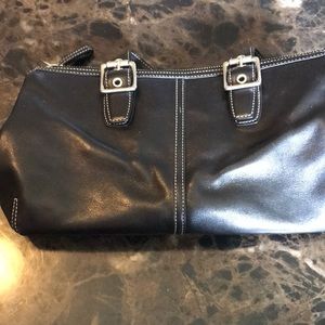 Black small coach purse